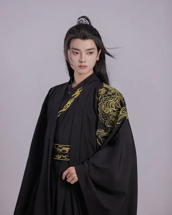 Kf Sdafea24b81364674b86f59af3a3ab1cer Hanfu Men Chinese Traditional Cosplay Costume Ancient Hanfu Sets Male Halloween Cos Costume Hanfu Black 3pcs Hanfu Men Chinese Traditional Cosplay Costume Ancient Hanfu Sets Male Halloween Cos Costume Hanfu Black 3pcs Sets Plus Size 2XL