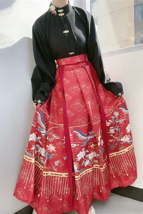 Kf Sdb69b23628fb4f09b405226ae2740812o Traditional Chinese Modern Hanfu Women Horse Face Skirt Vest Mamianqun Embroidery Top Horse Face Skirt Two Traditional Chinese Modern Hanfu Women Horse Face Skirt Vest Mamianqun Embroidery Top Horse Face Skirt Two Piece Set 2024