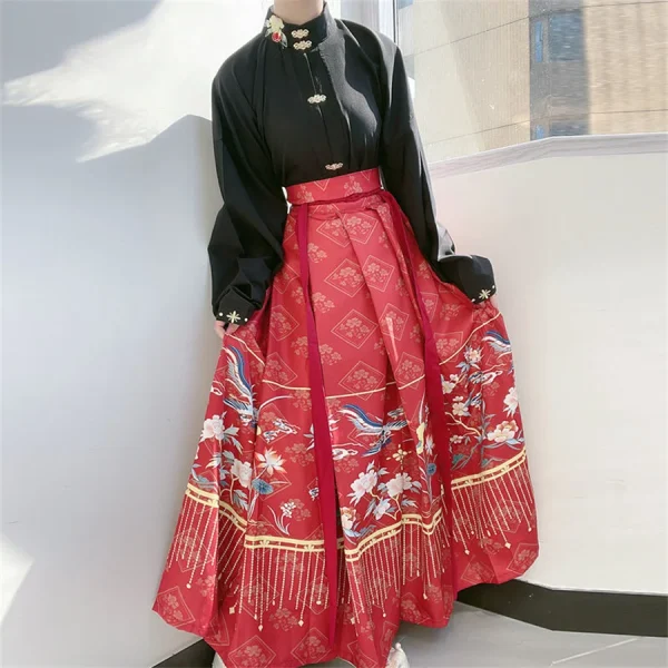 Kf Sdb69b23628fb4f09b405226ae2740812o Traditional Chinese Modern Hanfu Women Horse Face Skirt Vest Mamianqun Embroidery Top Horse Face Skirt Two Traditional Chinese Modern Hanfu Women Horse Face Skirt Vest Mamianqun Embroidery Top Horse Face Skirt Two Piece Set 2024