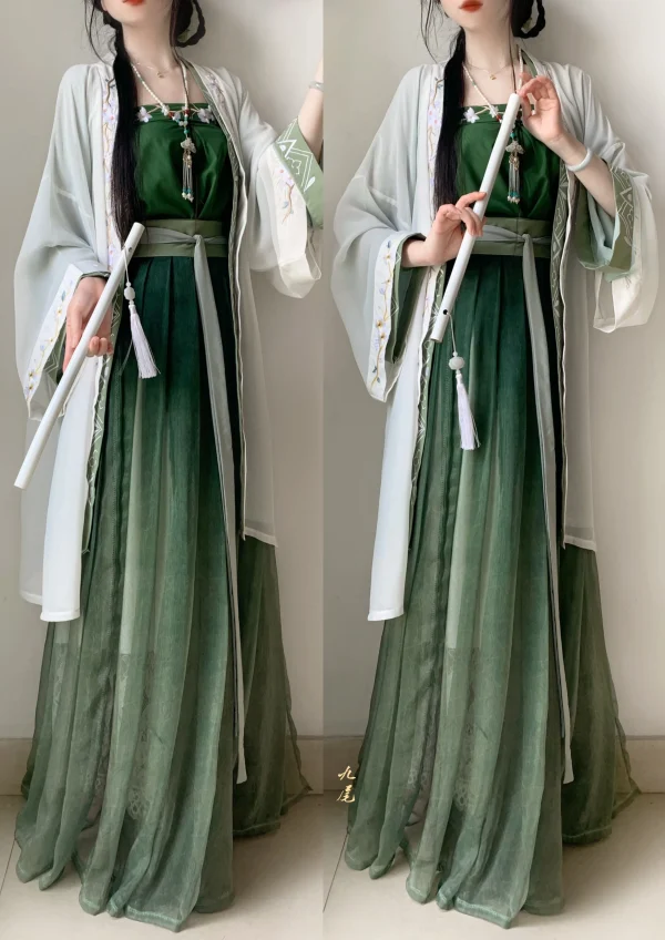 Kf Sdc0de47b4e6a4594b189a0f6654158dez Yingchunjian Original Hanfu Women Song Pleated Skirt Strap Embroidery National Style Spring And Summer Daily Chinese Original Hanfu Women Song Pleated Skirt Strap Embroidery, National Style, Spring and Summer Daily Chinese hanfu