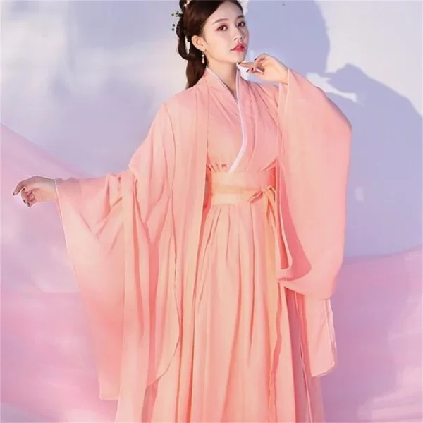 Kf Sdcc5277c7c1c4214b0ebdedc10744974s New Elegant Pink Casual Chinese Traditional Hanfu Dress For Women Cosplay Ancient Chinese Costume Song Dynasty New Elegant Pink Casual Chinese Traditional Hanfu Dress for Women Cosplay Ancient Chinese Costume Song Dynasty Clothes