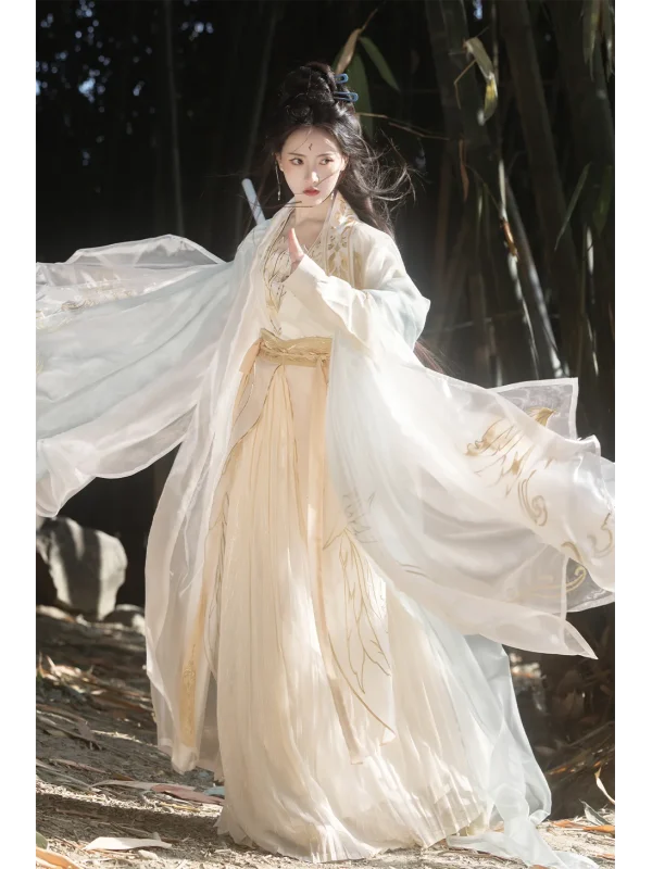 Kf Sdedad21660da4c31823c51e89f595b1c4 Hanfu Female Gold Feather Song Dynasty Ruqun Super Immortal Chivalrous Girl Style Heavy Industry Embroidered Large Hanfu Female Gold Feather Song Dynasty Ruqun Super Immortal Chivalrous Girl Style Heavy Industry Embroidered Large Sleeves