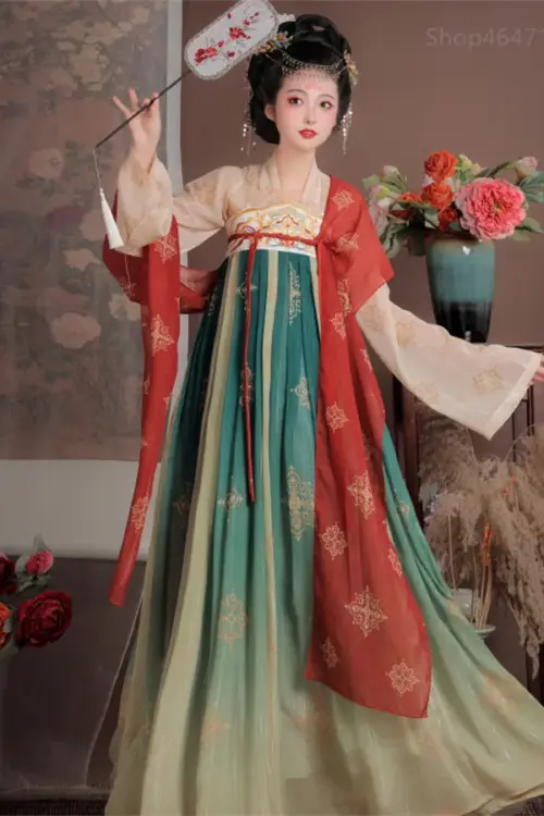 Kf Sefe51824da3249a78ef72a4bc220b898x Women S Chinese Style Dance Clothes Magnificent Embroidery Tang Dynasty Hanfu Elegant Temperament Lady Chic Ancient Women's Chinese Style Dance Clothes Magnificent Embroidery Tang Dynasty Hanfu Elegant Temperament Lady Chic Ancient Costume