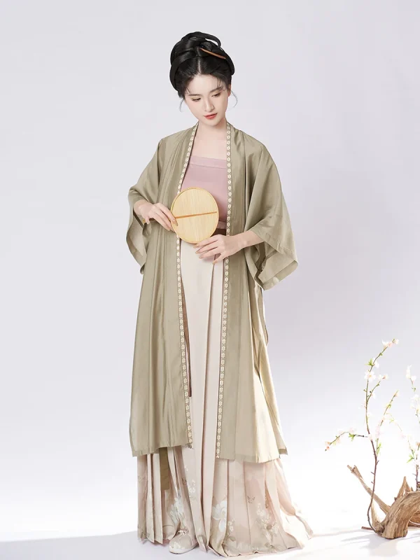 Kf Sf5e274c6fbed4562a8a94e85717aa7fdh Original Hanfu Dress Song Changgan Temple Three Piece Set Improved Song Mo Classical Chinese Painting Pleated Original Hanfu Dress Song Changgan Temple Three-piece Set Improved Song Mo Classical Chinese Painting Pleated Skirt