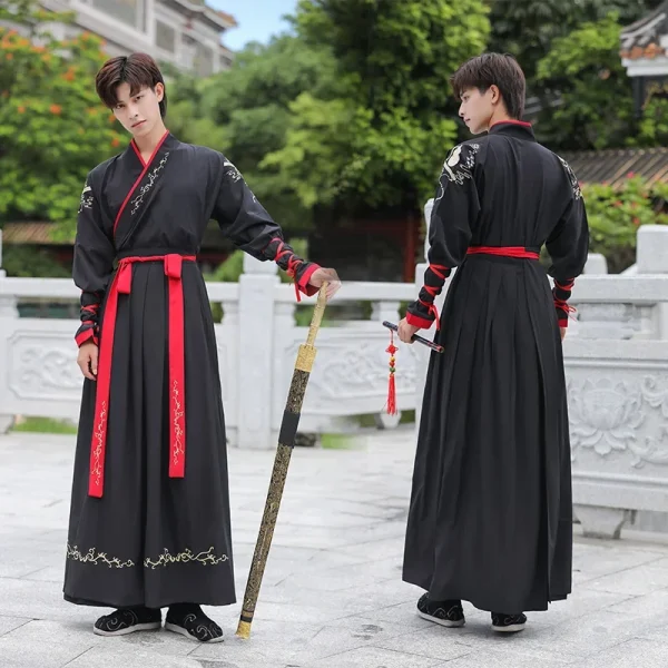 Kf Sfb0237d9d5954c8a8e75ad7c0468600dl Large Size Traditional Hanfu Dress Man Han Dynasty Costume Couple Chinese Ancient Swordsman Clothing Male Kimono Large Size Traditional Hanfu Dress Man Han Dynasty Costume Couple Chinese Ancient Swordsman Clothing Male Kimono Tang Suit