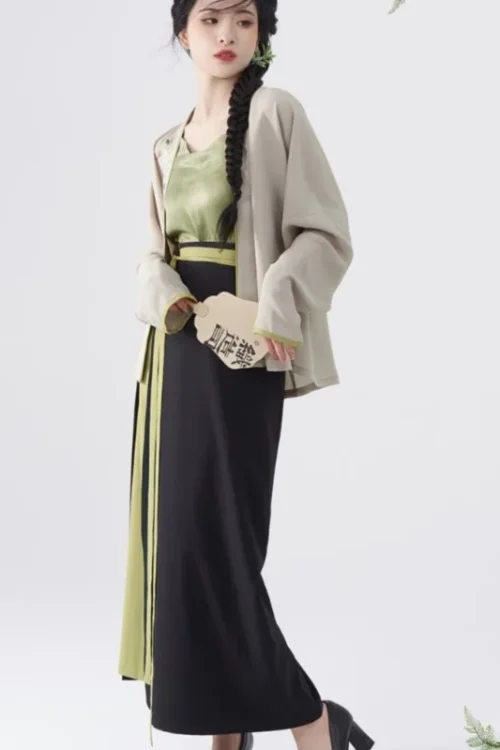 Kf Sfc1011082b28438ba0308e0bae6c7664x 2023 Summer Original Song Han Uniform Chinese Style Embroidery Hanfu Top With Sling And Dress Costume Summer Original Song Han Uniform Chinese Style Embroidery Hanfu Top With Sling And Dress Costume