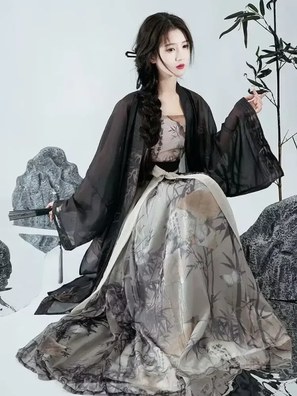 Kf Sfd958e37c2944c24ae604b05fb070799t 4xl Hanfu Dress Women Chinese Song Dynasty Modern Style Hanfu Oversized Cosplay Costume Summer Black Hanfu 4XL Hanfu Dress Women Chinese Song Dynasty Modern Style Hanfu Oversized Cosplay Costume Summer Black Hanfu Sets Plus Size 3XL