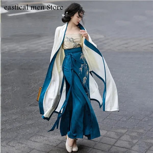 Kf Sfdfdf427cb934c59b2082669d32cc104a New Chinese Style Hanfu Suit Women Kimono Robe Song Dynasty Costumes Sexy Embroidery Bamboo Clothes Costume New Chinese Style Hanfu Suit Women Kimono Robe Song Dynasty Costumes Sexy Embroidery Bamboo Clothes Costume Elegant Cheongsam