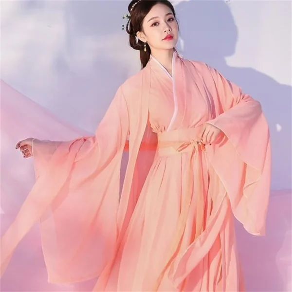 Kf Sfe8dc10532fd44d2b0e0eef6c8ce16e8w New Elegant Pink Casual Chinese Traditional Hanfu Dress For Women Cosplay Ancient Chinese Costume Song Dynasty New Elegant Pink Casual Chinese Traditional Hanfu Dress for Women Cosplay Ancient Chinese Costume Song Dynasty Clothes