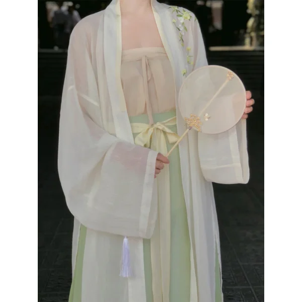 Kf Sffa2461073704a169254bb9729da38bak Chinese Traditional Hanfu Women Song Dynasty Flower Embroidery Tops Strap Pants Set Three Piece Suit Cosplay Chinese Traditional Hanfu Women Song Dynasty Flower Embroidery Tops Strap Pants Set Three Piece Suit Cosplay Costume Performance