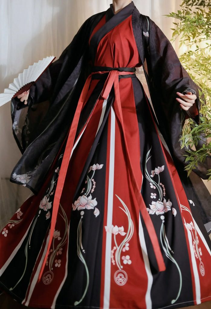 Chinese Traditional Hanfu Costume Woman Ancient Han Yythkg (1) Cultural Significance: Black in Hanfu as a Symbol of Mourning and Respect