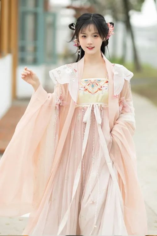 Kf S0ff4f1d2498a4a8e833171e6f2e39623r Hanfu Dress Floral Embroide O significado da cor rosa em Hanfu: Uma perspectiva histórica