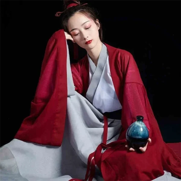 Kf S06a9d40a4f3343a49ec8c0ad6652614dv Chinese Hanfu Women Traditional Dress Red Chinese Swordsman Costume Men Weijin Dynasty Wide Sleeve Ancient Style Chinese Hanfu Women Traditional Dress Red Chinese Swordsman Costume Men Weijin Dynasty Wide Sleeve Ancient Style Cosplay Party