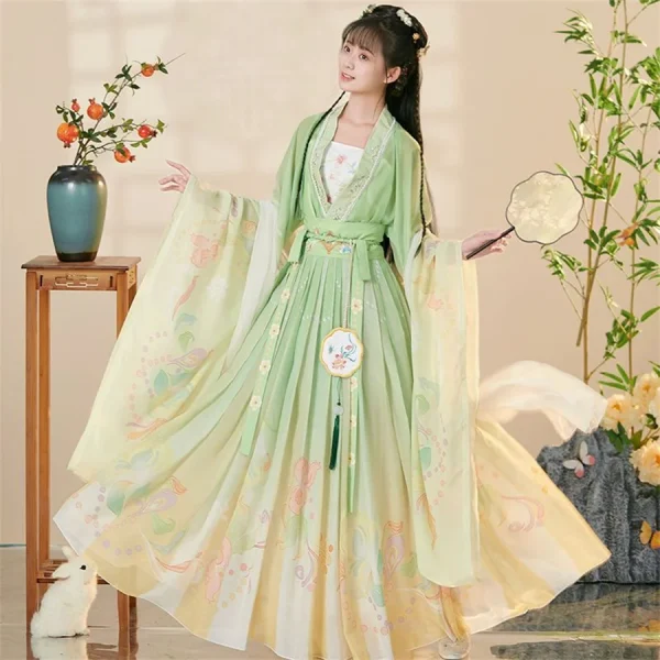 Kf S0ccfd8aa48f14b33b327fb954672bfe5o New Hanfu China Ancient Traditional Clothes Set Female Cosplay Costume Loose Sleeves Fairy Hanfu Suit Chinese China Ancient Traditional Clothes Set Female Cosplay Costume Loose Sleeves Fairy Hanfu Suit Chinese Dress