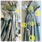 7pcs-hanfu-green