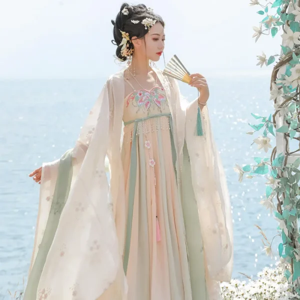 Kf S90b8061bd1ae4279890299e0fc791b2dp Hanfu Embroidered Large Sleeved Shirt Tang Dynasty Tang Suits Hanfu Women Festival Outfit Party Fairy Ancient Large Sleeved Shirt Tang Dynasty Tang Suits Hanfu Women Festival Outfit Party Fairy Ancient Hanfu Costume