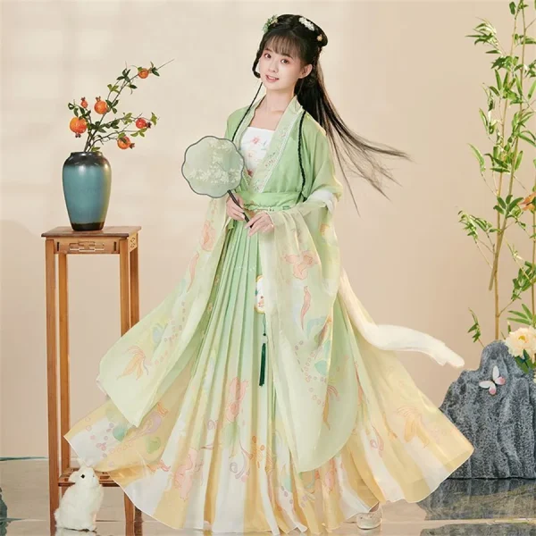 Kf S9d7ac63168314332948937a1e3b91377p New Hanfu China Ancient Traditional Clothes Set Female Cosplay Costume Loose Sleeves Fairy Hanfu Suit Chinese China Ancient Traditional Clothes Set Female Cosplay Costume Loose Sleeves Fairy Hanfu Suit Chinese Dress