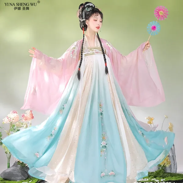 Kf S9decd7a9ea6b4f46b369329474a5f65cy Hanfu Women S Chinese Style Waist Skirt Fairy Elegant Ancient Style Improvement Hanfu Spring And Summer Hanfu Women's Chinese Style Waist Skirt Fairy Elegant Ancient Style Improvement Hanfu Spring and Summer Ancient Costume Women