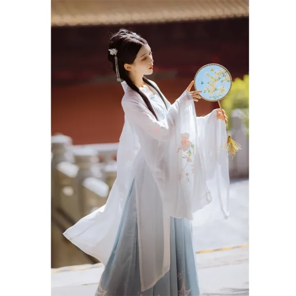 Kf Sb153c1c3cb7842fb8841e77597cbb2bdf Original Blue Traditional Chinese Clothing For Women Hanfu Waist Length Suits Elegant Blue Chinese Style Suspenders Original Blue Traditional Chinese Clothing for Women Hanfu Waist-length Suits Elegant Blue Chinese Style Suspenders 3M Dress Set