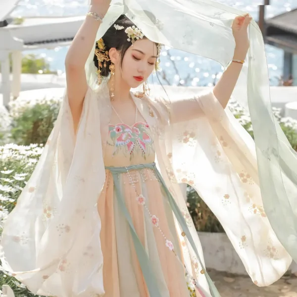 Kf Sca7bb8411b1c4d1187fc6f0b16c80256f Hanfu Embroidered Large Sleeved Shirt Tang Dynasty Tang Suits Hanfu Women Festival Outfit Party Fairy Ancient Large Sleeved Shirt Tang Dynasty Tang Suits Hanfu Women Festival Outfit Party Fairy Ancient Hanfu Costume