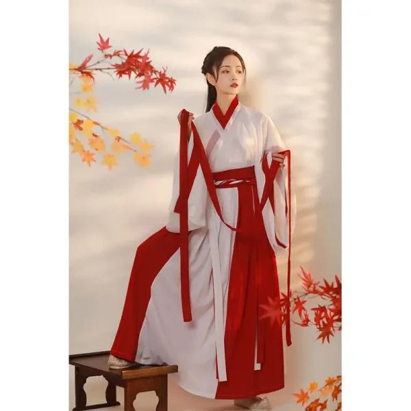 Kf Scbb0549263f1415caa4fbbca42dd3495q Chinese Traditional Dress Martial Arts Style Improved Hanfu Costume Women Cosplay Performance Clothes Vestidos Para Improved Hanfu Costume Women Cosplay Performance Clothes