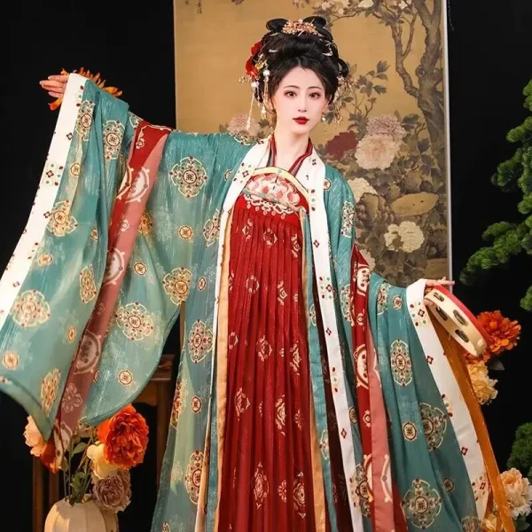 Kf Seda637158ce44612855868a932ffc51ed Hanfu Dress Women Chinese Ancient Tang Dynasty Hanfu Female Halloween Cosplay Costume Summer Hanfu Dance Dress Hanfu Dress Women Chinese Ancient Tang Dynasty Hanfu Female Halloween Cosplay Costume Summer Hanfu Dance Dress Plus Size XL